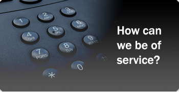 How can we be of service?